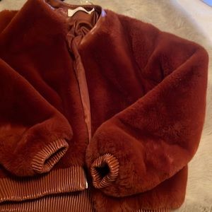 Brown & very cozy jacket